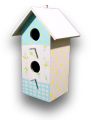 Vogelhaus zum hängen 28cm hellblau