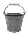 Eimer Ø10cm H8cm 10St. grau gewaschen
