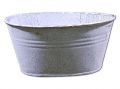 Schale oval 18x11cm H9cm 8St. grau gewaschen