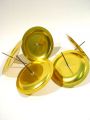 Kerzenhalter mit Dorn, gold (6 cm), 36 St.