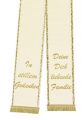 Trauerband bedruckt 125mm x 75cm creme
