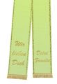 Trauerband bedruckt 125mm x 75cm frühlingsgrün