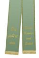 Trauerband bedruckt 125mm x 75cm olive
