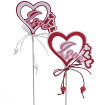 Artikel Blumenstecker Dekostecker “Love” Valentinstag 25,5cm 16St