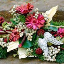 Artikel Repens Rosette Rot 8cm - 9cm 25 St