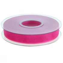 Artikel Organzaband Geschenkband Pink Band Webkante 15mm 50m