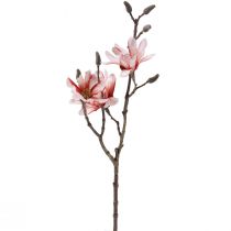 Magnolienzweig Magnolie künstlich Lachs 58cm