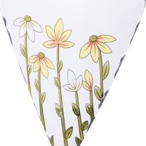 Artikel Herzen Metall Weiß zum Hängen Landhausstil 14×1,5×20cm 2 St