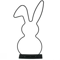 Artikel Deko Hase Schwarz Metall Aufsteller Ostern 30cm 4 St