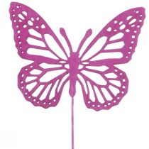 Artikel Frühlingsdeko Blumenstecker Holz Dekoschmetterlinge 28cm 18 St