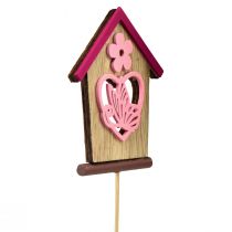 Artikel Blumenstecker Frühling Haus Schmetterling Blume 8,5cm 12 St