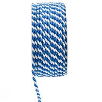 Kordel Blau Weiß Geschenkband Dekokordel Dekoband 25m