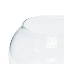 Artikel Kugelvase Glas Mini H8cm Ø7cm Klar