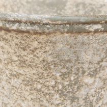 Artikel Antiker Metall Kelch Deko Pokal Vintage Vase Ø11cm H17,5cm