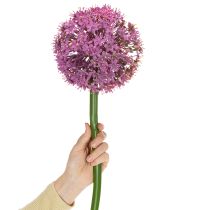 Artikel Künstliche Allium Blume aus Polyester, 90 cm, Lila