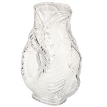 Artikel Vase aus Glas in dekorativer Fischform für harmonische Raumgestaltung 24,5cm