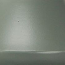 Artikel Vase Metall Mattgrün geschwungene Form 33 cm für Innenbereich