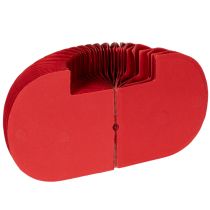 Artikel Papierdekoration Kürbis aus rotem Wabenpapier Ø 24 cm 4er-Set