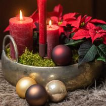 Artikel Kerzenhalter für Stabkerzen Braun Ø2,3cm H14cm 4 St