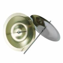 Artikel Kerzenhalter mit Dorn Gold Ø5cm 36 St