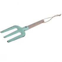 Artikel Dekohänger Gartenwerkzeug Vintage 12,5 cm Holz Metall 3 Stück