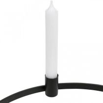 Artikel Kerzenring Metall Schwarz Ø35cm für Stabkerzen