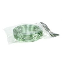Artikel Aluminiumdraht 2mm 500g, 60m Mintgrün - Basteldraht für Deko, Floristik und Modellbau