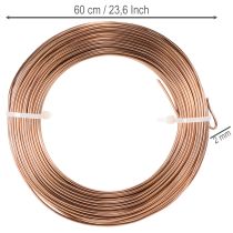 Artikel Aluminiumdraht 2 mm Braun 60 m für Basteln und Floristik