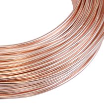 Artikel Aluminiumdraht Ø 2 mm, 60 m, Rosegold – Flexibler Deko- und Basteldraht für Floristik