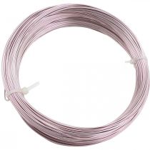 Artikel Aluminiumdraht Ø1mm Rosa für Dekorationen und kreative Bastelarbeiten