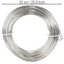 Artikel Aluminiumdraht Silber 3 mm 1 kg für kreative Bastel- und Floristikarbeiten