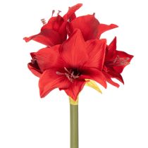 Artikel Künstliche Amaryllis Blume Rot mit Stiel 50 cm Weihnachtsdeko