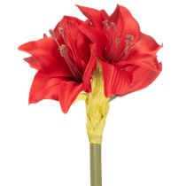 Artikel Künstliche Amaryllis Blume Rot mit Stiel 50 cm Weihnachtsdeko