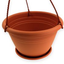 Artikel Blumenampel aus Kunststoff Ø30cm Terrakotta für Balkon und Terrasse