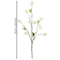 Artikel Apfelblütenzweig künstlich Weiss 65 cm Kunststoff