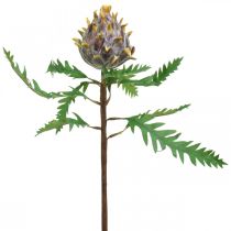 Deko Artischocke Lila Kunstpflanze Herbstdeko Ø7,5cm H42cm