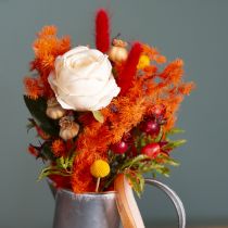 Artikel Trockenblumen Asparagus-Zweig gefärbt orange 65cm 80g