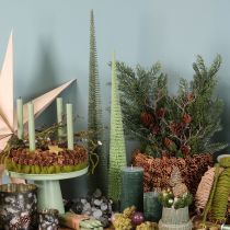 Artikel Dekotannenbaum künstlich mit Holzsockel 80 cm grün