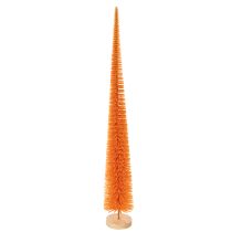Artikel Künstlicher Tannenbaum Orange auf Holzsockel 60cm