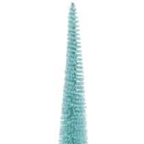 Artikel Tannenbaum Kunstbaum schlank 40cm türkis mit Holzfuss