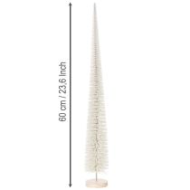 Artikel Deko Tannenbaum künstlich 60cm Weissgrau Innenbereich