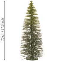 Artikel Künstlicher Tannenbaum grün 70 cm aus Kunststoff und Metall für Winterdekoration