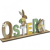 Artikel Aufsteller Ostern, Hasendeko, Tischschmuck aus Holz L40 H21cm