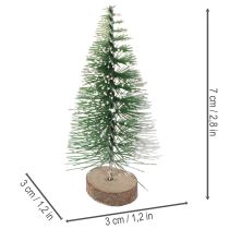 Artikel Künstliche Mini-Tannenbäume 6 cm beschneit 12 Stück