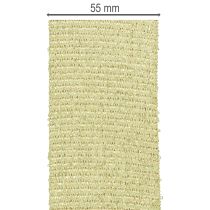 Artikel Dekoband mit Glitter aus Polyester 55mm x 15m Hellgrün