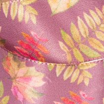 Artikel Dekoband Polyester Herbstlaub 40mm x 15m Lila