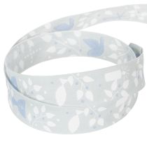 Artikel Hellblaues Dekoband mit christlichen Symbolen 25 mm x 20 m aus Polyester