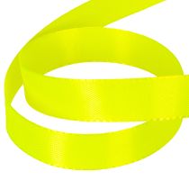 Artikel Geschenkband aus Polyester Neon-Gelb 15mm x 50m für Verpackungen und Bastelprojekte