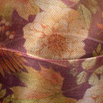 Artikel Organzaband mit floralem Muster in Herbstfarben 40mm x 15m