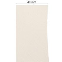 Artikel Dekoband aus Samt in Creme 40 mm x 20 m